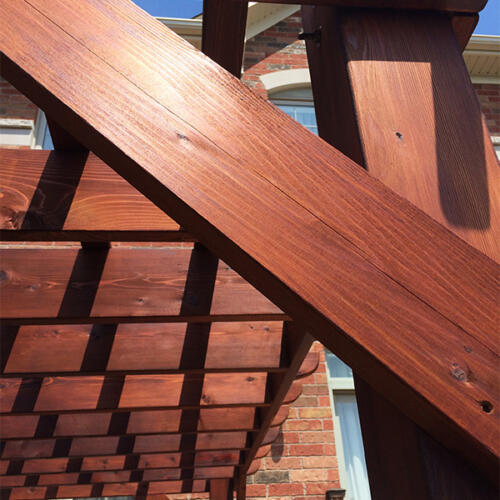 Wooden Pergola & Stair Combo